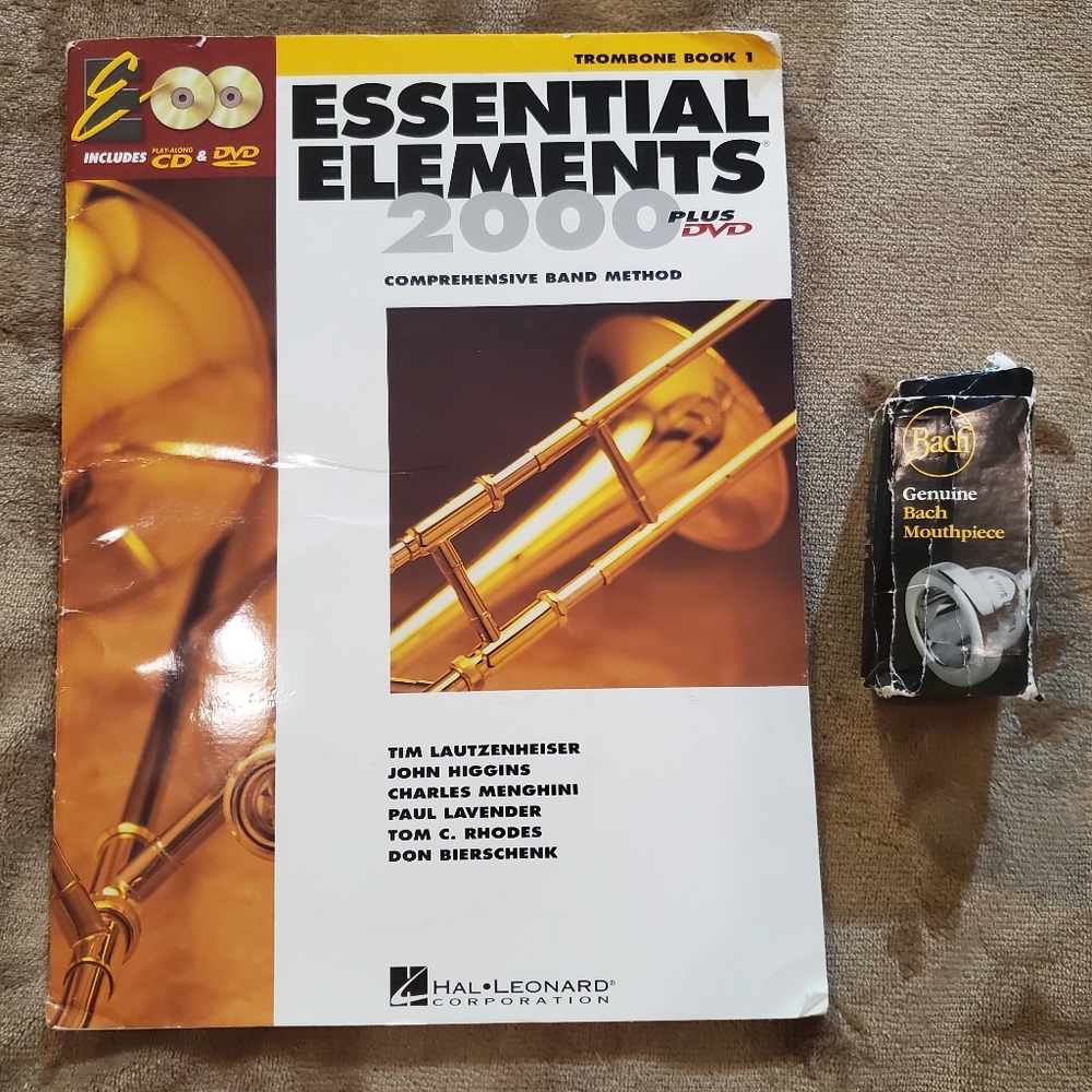 Genuine Bach Mouthpiece And Trombone Book